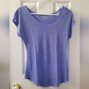 APT. 9 Soft Periwinkle Decorative Top